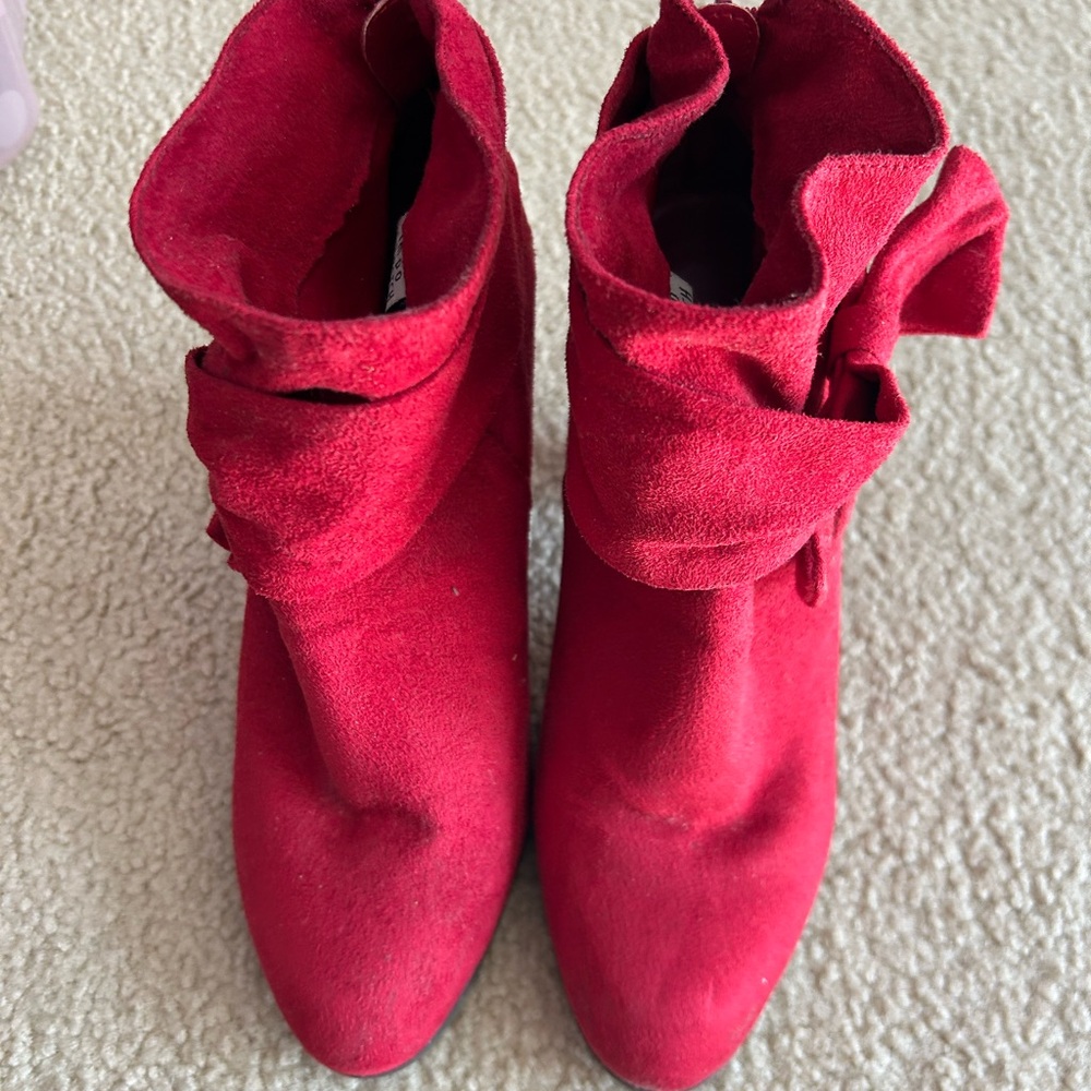 Impo Women's Red Ankle Booties